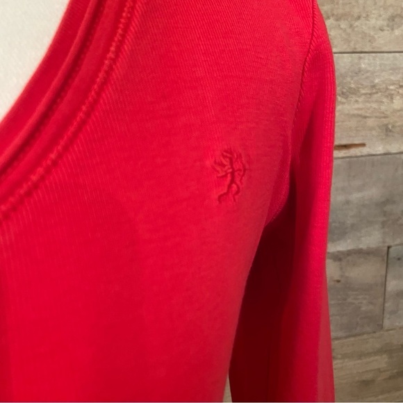 🛍️3/$30 EDC Eaprit women’s red long-sleeved t-shirt in size  medium - Picture 5 of 7